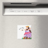 Hula Dancer Hawaiian Magnet (Insitu (Vaatwasser))