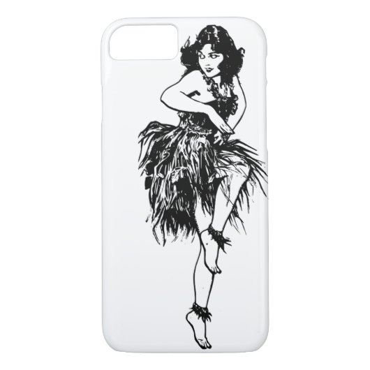 Hula Dancer iPhone 7/8 Phone Case (Achterkant)