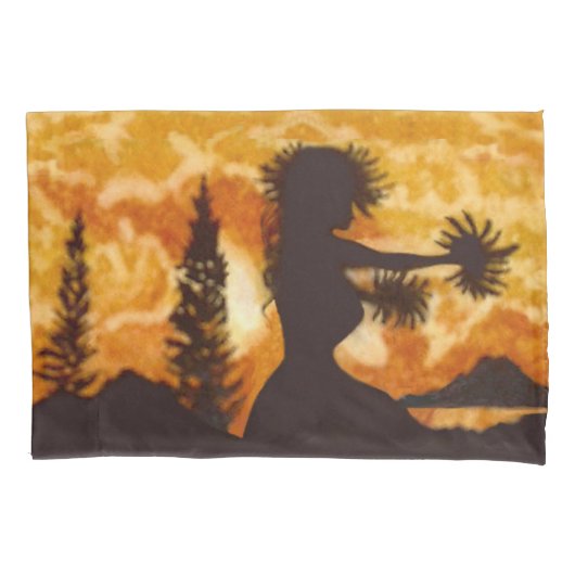 Hula Dancer Kussensloop (Voorkant-Links)