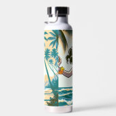 Hula Dancer op de Hawaïaanse eilanden Aloha Waterfles (Rechts)