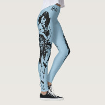 Hula Dancer Originele Leggings van het Kunstwerk