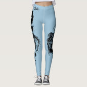 Hula Dancer Originele Leggings van het Kunstwerk (Voorkant)