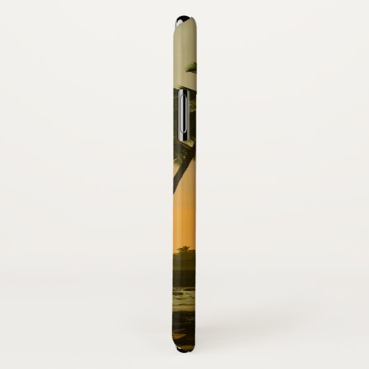 Hula Dancer over Hawaiian Beach Case-Mate iPhone Case (Achterkant / rechts)