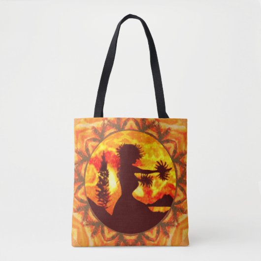 Hula Dancer Palms Tote Bag (Voorkant)