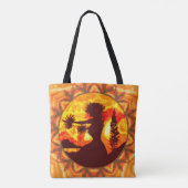 Hula Dancer Palms Tote Bag (Achterkant)