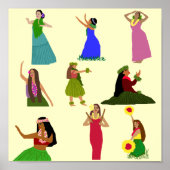 Hula Dancer poster (Voorkant)
