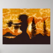 Hula Dancer  Poster (Voorkant)