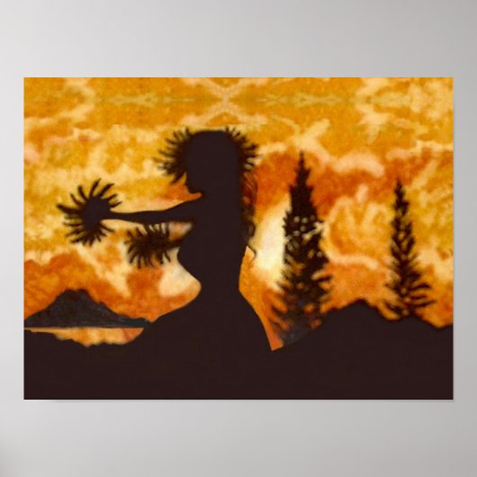 Hula Dancer  Poster (Voorkant)