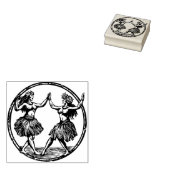 Hula Dancer Rubber Stamp Hawaii Rubberstempel (Gestempeld)