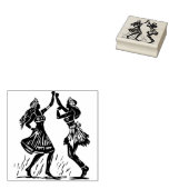 Hula Dancer Rubber Stamp Rubberstempel (Gestempeld)