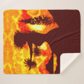 Hula Dancer  Sherpa Deken (Voorkant (horizontaal))