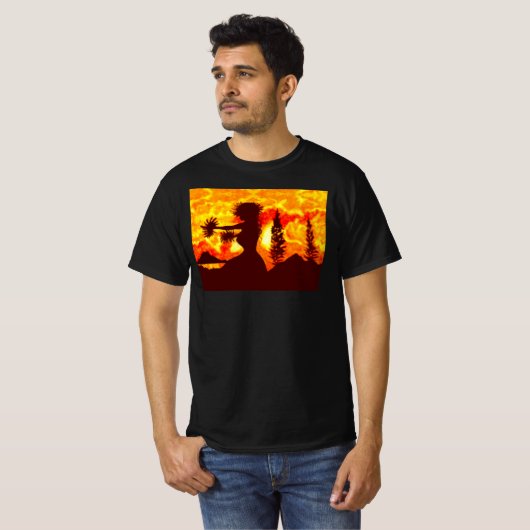 Hula Dancer  T-shirt (Voorkant volledig)