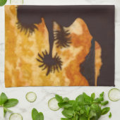 Hula Dancer  Theedoek (Gevouwen)