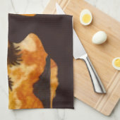 Hula Dancer  Theedoek (Quarter Fold)