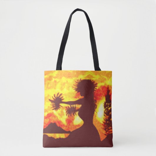 Hula Dancer Tote Bag (Voorkant)