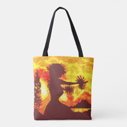 Hula Dancer Tote Bag (Achterkant)