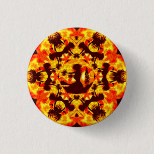 Hula Dancers Ronde Button 3,2 Cm