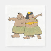 Hula Dancers Servet (Voorkant)