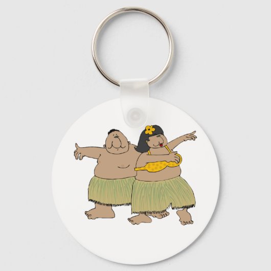 Hula Dancers Sleutelhanger (Voorkant)
