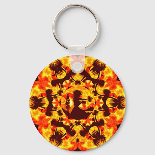 Hula Dancers Sleutelhanger (Voorkant)