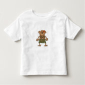 Hula Dancing Monkey Kinder Shirts (Voorkant)