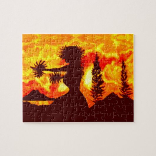 Hula Danser Legpuzzel (Horizontaal)