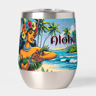 Hula-danser op de Hawaiaanse eilanden Aloha