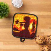 Hula danser pannenlap (Top down)