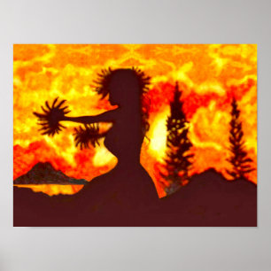 Hula Danser Poster