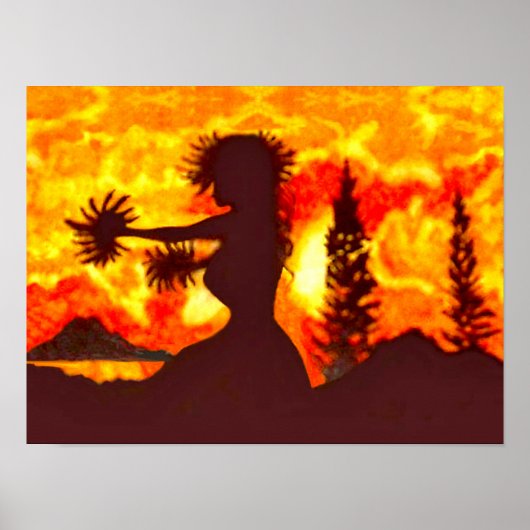 Hula Danser  Poster (Voorkant)