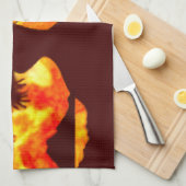 Hula Danser  Theedoek (Quarter Fold)