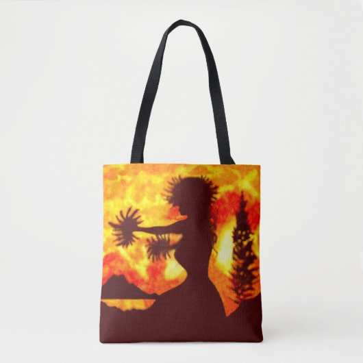 Hula Danser Tote Bag (Voorkant)