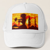 Hula danser  trucker pet (Voorkant)