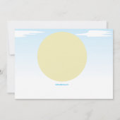 Hula Dansers Uitnodiging (Achterkant)