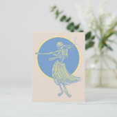 Hula Death Luau Briefkaart (Staand voorkant)