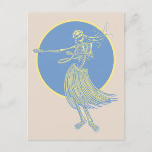 Hula Death Luau Briefkaart