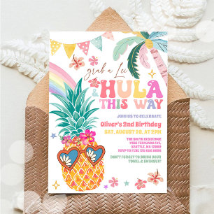Hula deze manier Luau Aloha Tropische Verjaardag Z Kaart