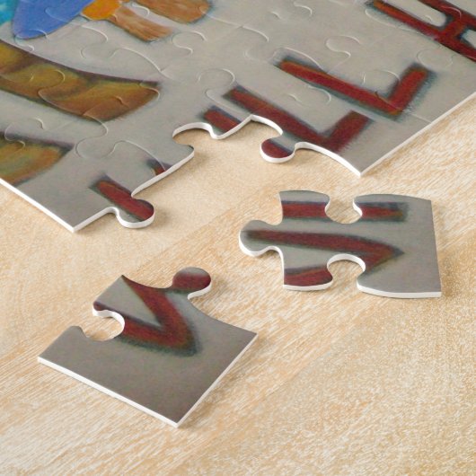 Hula Dogs Puzzle Legpuzzel (Zijkant)