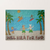 Hula Dogs Puzzle Legpuzzel (Horizontaal)