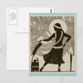  Hula Girl Briefkaart (Voorkant / Achterkant)