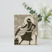  Hula Girl Briefkaart (Staand voorkant)