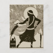  Hula Girl Briefkaart (Voorkant)