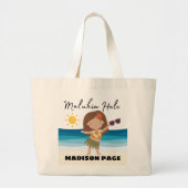 Hula Girl Canvas tas (Voorkant)