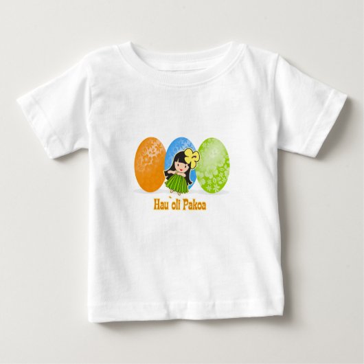 Hula Girl Easter Kinderen T-shirts (Voorkant)