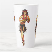 Hula girl - Hawaii Latte Mok (Voorkant)