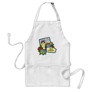 Hula Girl Mele Kalikimaka Hawaiian Xmas Cartoon Standaard Schort