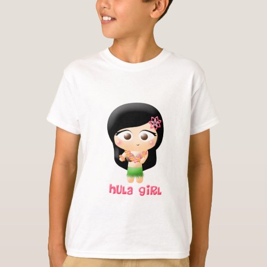 Hula Girl T-shirt (Voorkant)