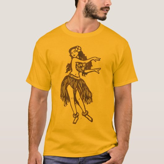 Hula Girl T-shirt (Voorkant)