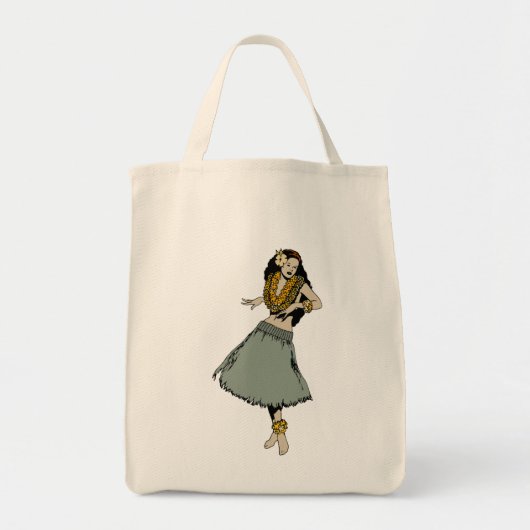 Hula Girl Tote Bag (Voorkant)