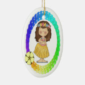 Hula Girl-versiering Keramisch Ornament (Rechts)
